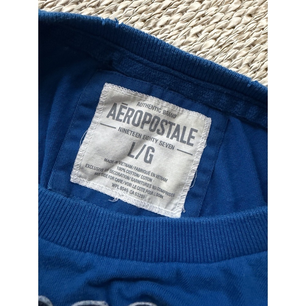 Y2K Aeropostale Men's New York T Shirt Large Vintage Preppy - Picture 5 of 5